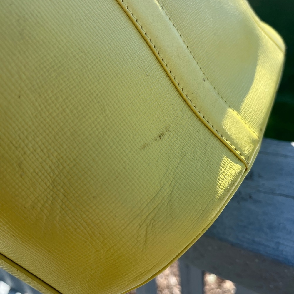 MCM Yellow Tote Bag GUc AUTHENTIC - Picture 7 of 16